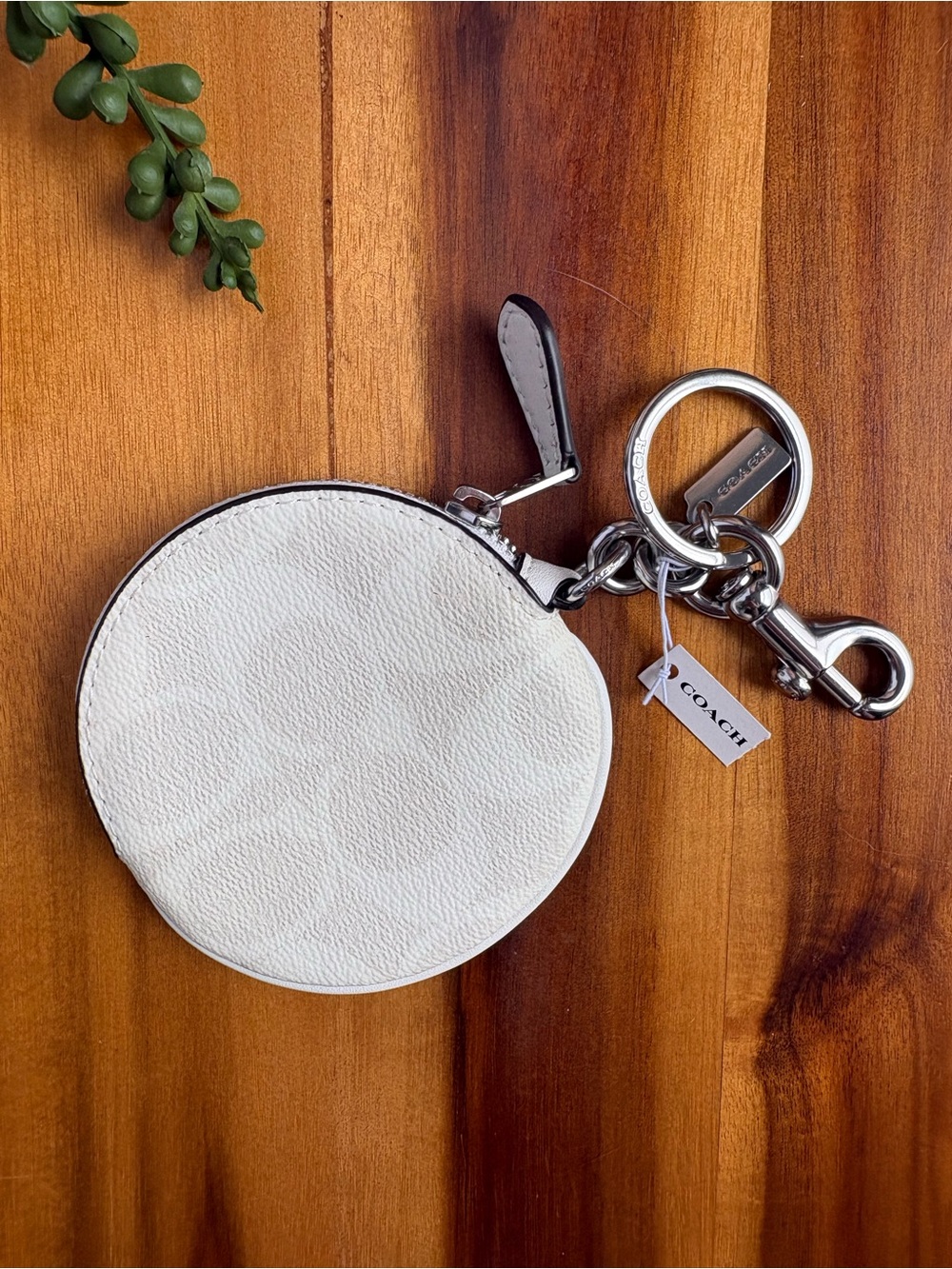 Coach Circle Pouch Bag Charm